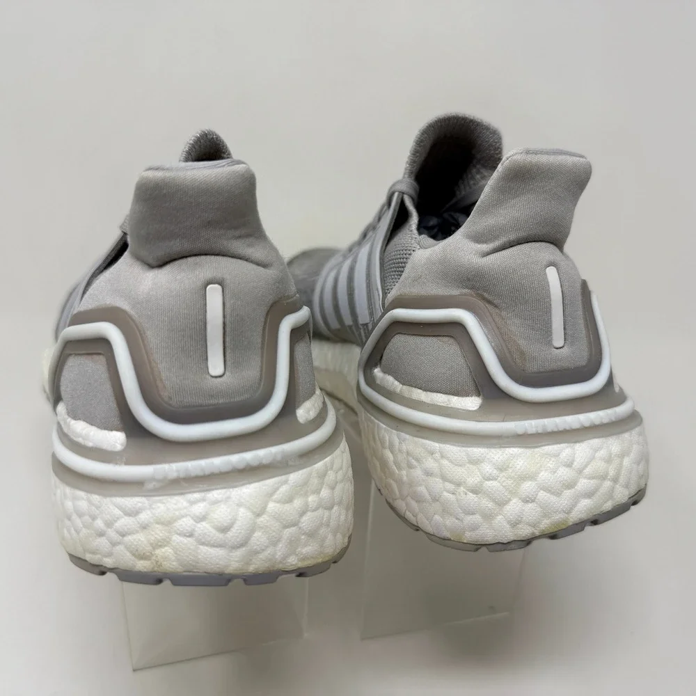 Adidas Ultraboost 20 Grey Silver‎ Primeblue Running Shoes Size Women's 8.5